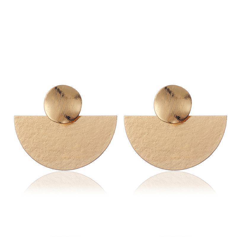 earrings Fan Geometric, Minimalist Bohemian Earrings