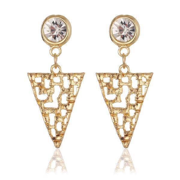 earrings Hollow Triangle Geometric, Minimalist Bohemian Earrings