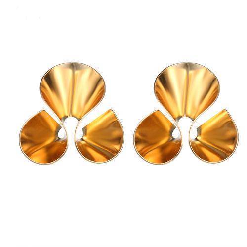 earrings Metal Flower Geometric, Minimalist Bohemian Earrings