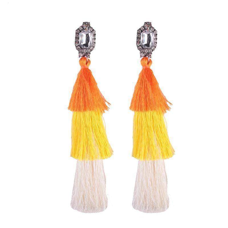 earrings New Design Fashion Long Tassel Earrings Bohemian Wedding Jewelry Statement Hot Sale Dangle Drop Earring for Women