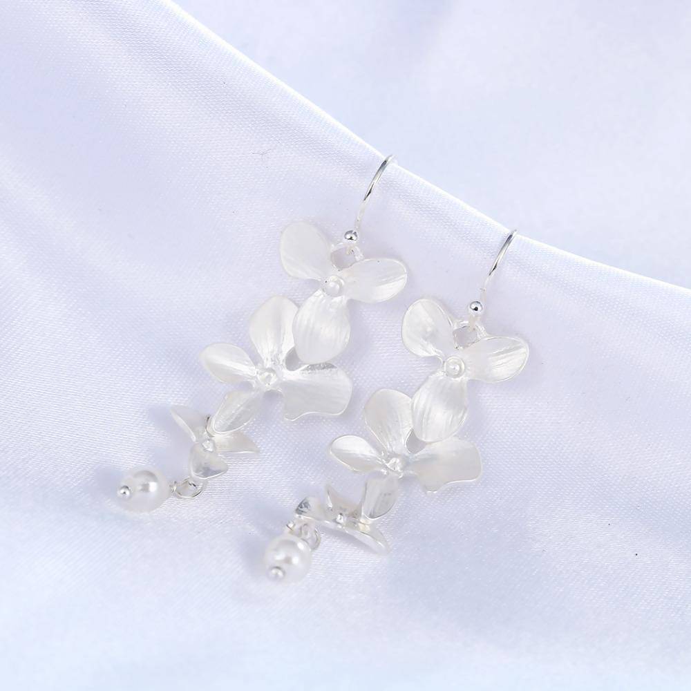 earrings Orchid drop Earrings