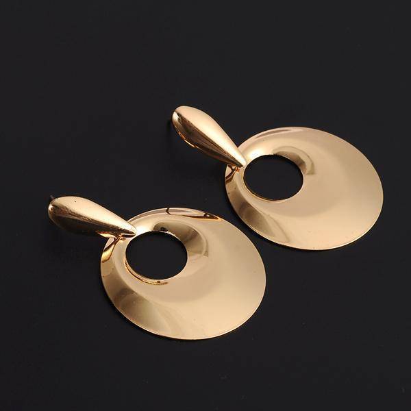 earrings Round Geometric, Minimalist Bohemian Earrings