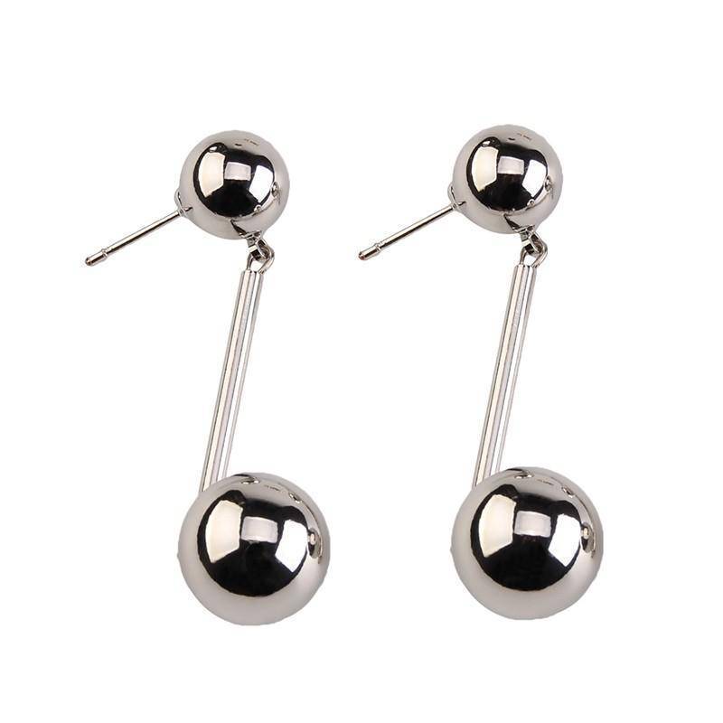 earrings Trendy Fashion Circle Bib Bead Smooth Face Statement Maxi Bijoux Charm Party Indian Bijoux Boho Earring For Women 3591