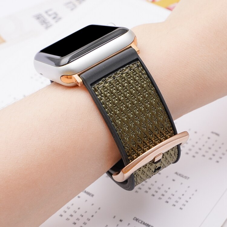 Silicone + Nylon Strap Series 7 6 5 4 Fabric Nylon Belt Wristband