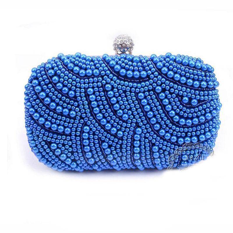 evening bag Beaded pearls evening clutch bags