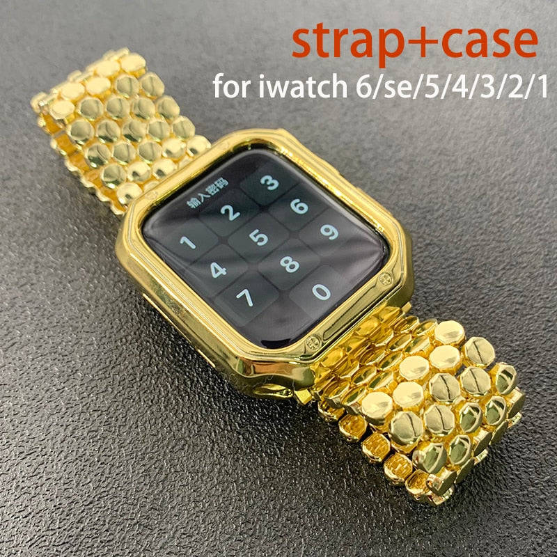 Strap + Case Series 6 5 Steel Chain Bracelet Accessories Loop Correa