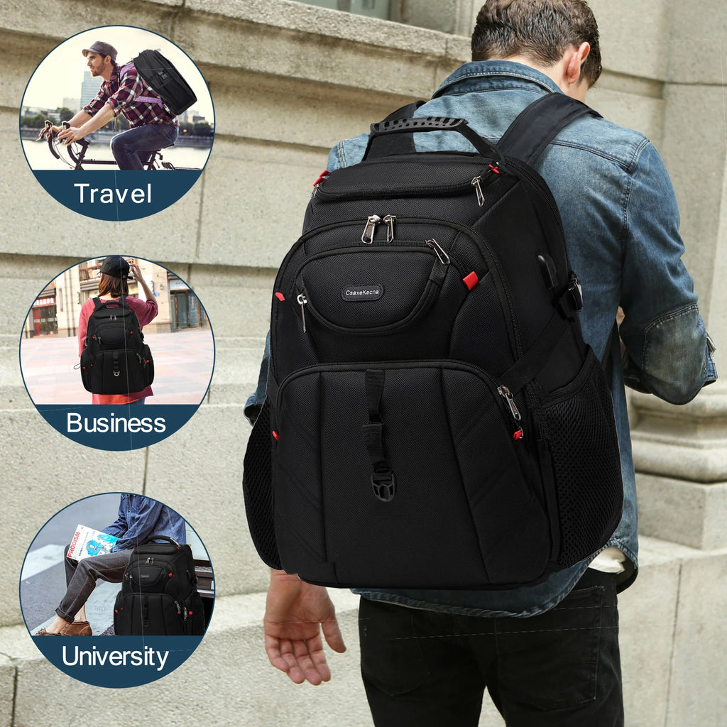 53％ Off | Travel Laptop Backpack, 17 Inch Business Durable Backpack With USB, Waterproof University Backpack For Men And Women