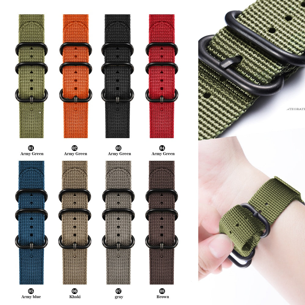 Sport Nylon Bracelet Belt Wristband |Watchbands| Series 7 6 5 4