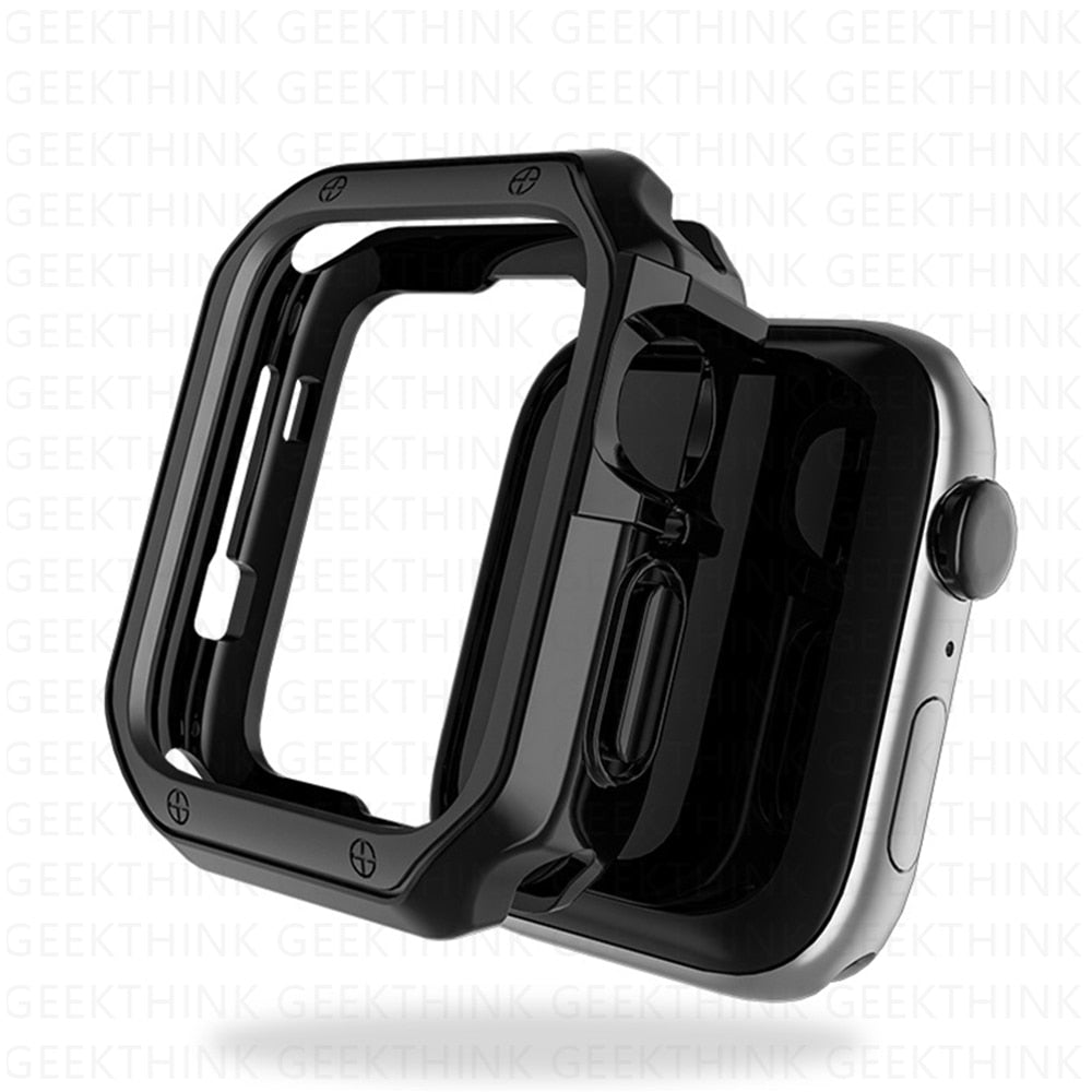 Rubber for Series 6 5 Protective Shell + Strap Wristband |Watchbands|