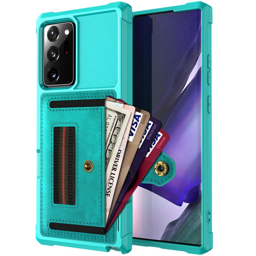 Phone Case & Covers for Samsung Galaxy Note 20 Ultra/Note 20 5G Wallet Flip Case, Protective PU Case with Kickstand Card Holder Wrist Cover Fundas|Phone Case & Covers|