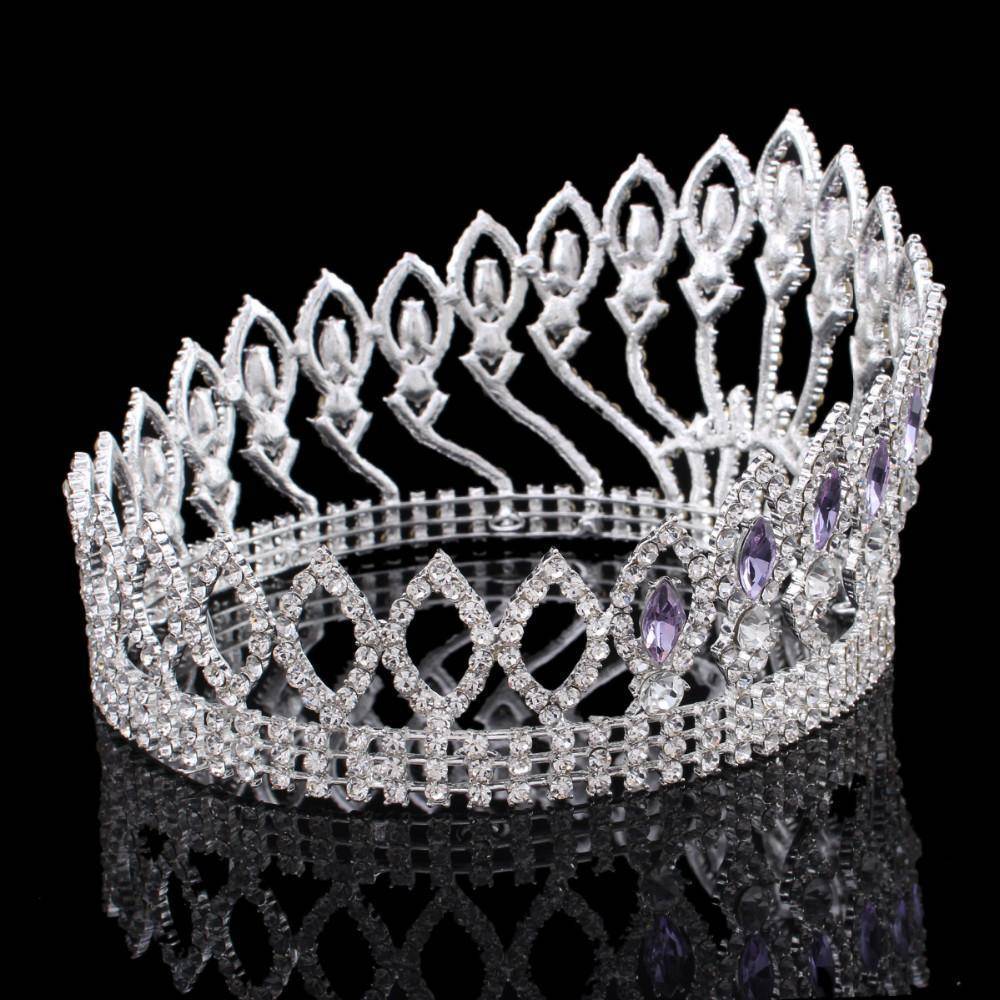 hair accessories Vintage Rhinestone bling Crown, Crystal Tiara, Good for Bridals, Prom, Princess, Pageant, Wedding