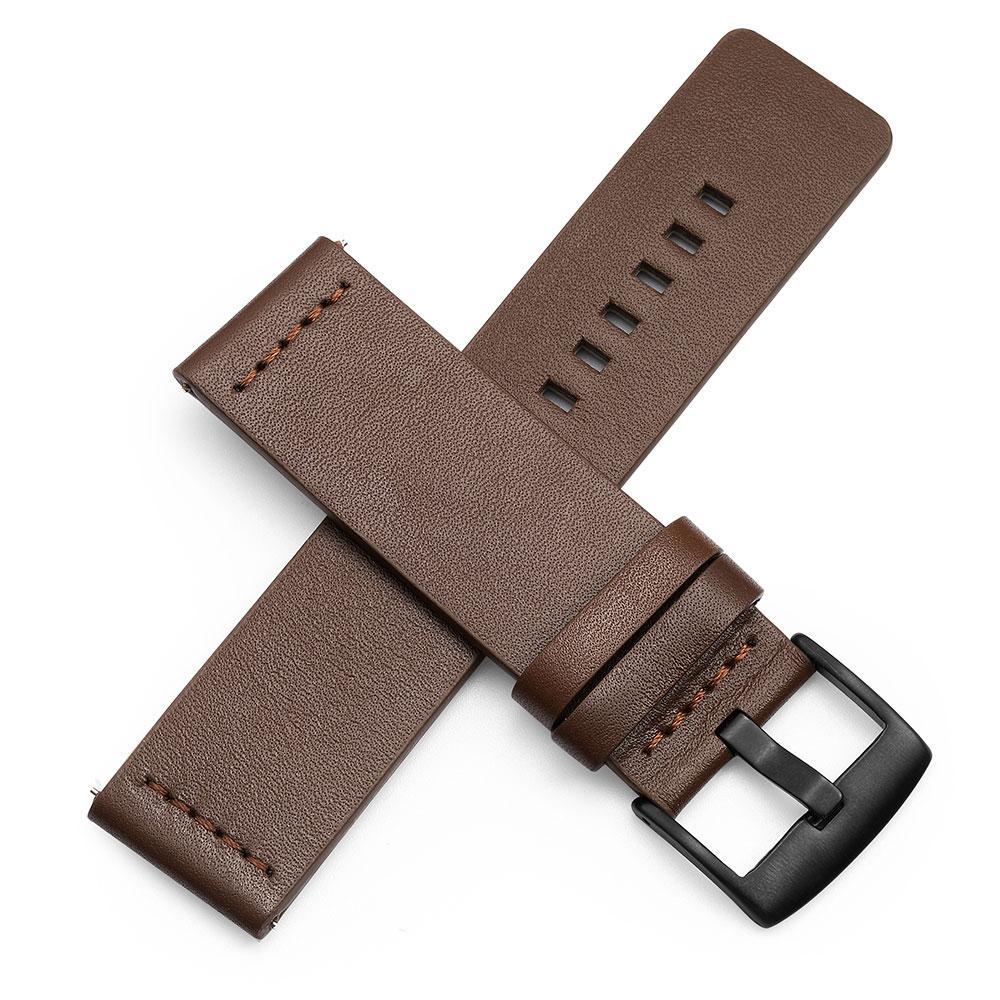 20mm 22mm Genuine Leather Strap for Samsung Galaxy Watch 42 46mm Gear S3 Watch band Sport WatchBand Quick Release 18 24mm