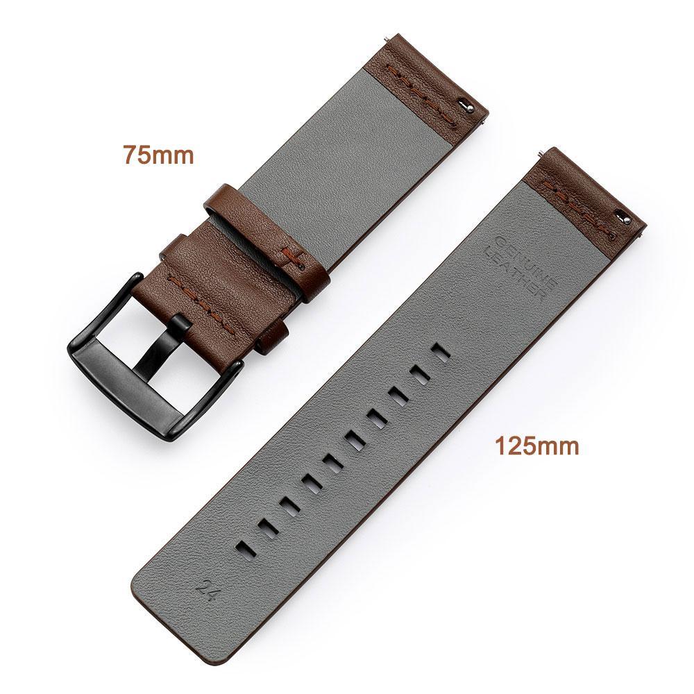 20mm 22mm Genuine Leather Strap for Samsung Galaxy Watch 42 46mm Gear S3 Watch band Sport WatchBand Quick Release 18 24mm