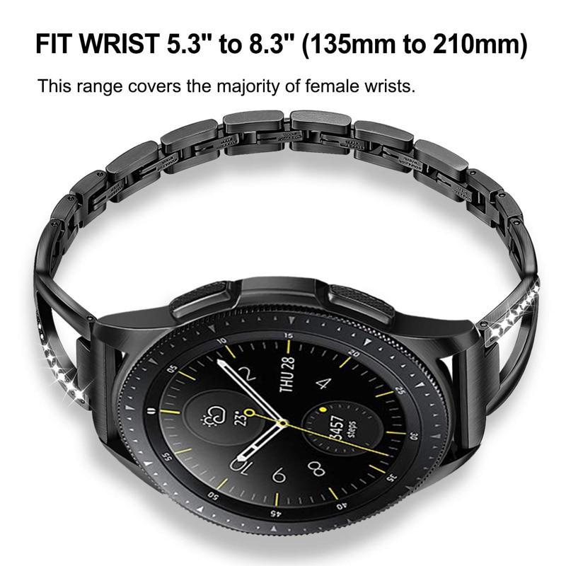 22mm metal band for Samsung galaxy watch 46mm gear S3 Frontier 46mm strap Amazfit GTR 47mm huami amazfit belt