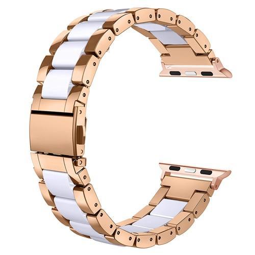Ceramics & Stainless Steel Strap for Series 7 6 5 4 Watchband Bracelet