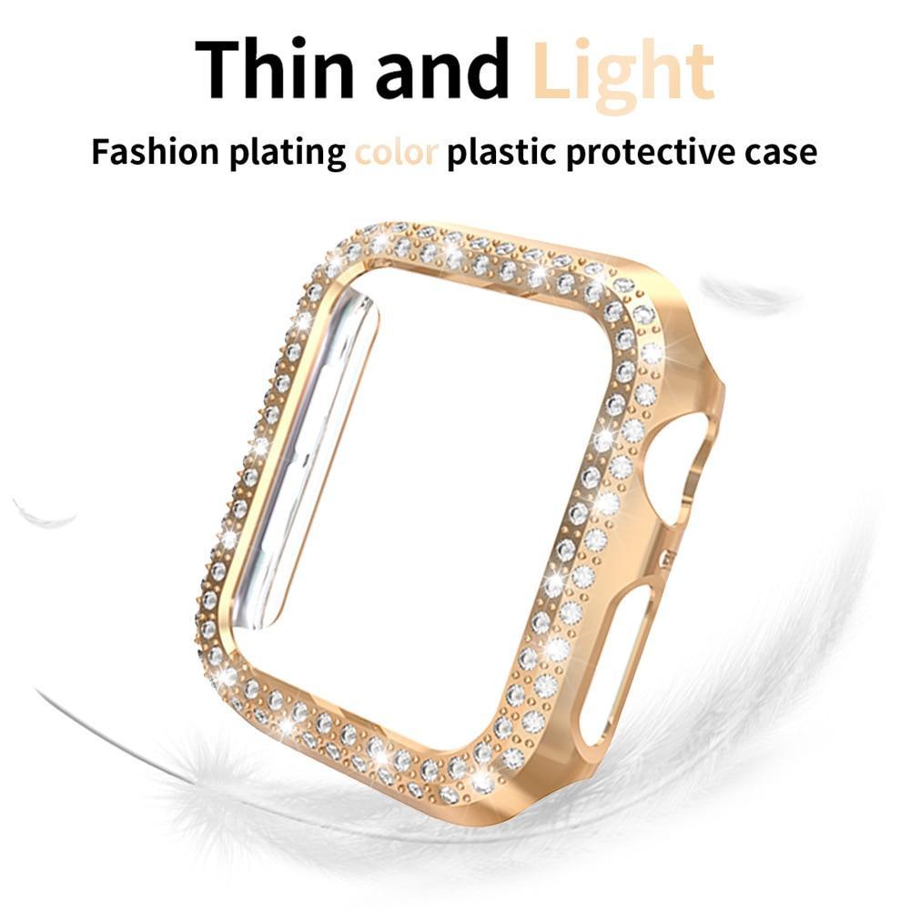 5 Pack Double Row Diamond Cover Bumper for iWatch Series 5 4 3