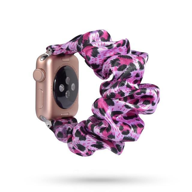 Home 71 / 42mm/44mm Apple Watch Band scrunchy, Stretch Scrunchie Elastic Watchband for 38mm/40mm 42mm/44mm iwatch Series 5 4 3