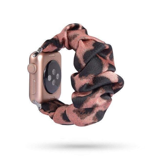 Home 73 / 42mm/44mm Apple Watch Band scrunchy, Stretch Scrunchie Elastic Watchband for 38mm/40mm 42mm/44mm iwatch Series 5 4 3