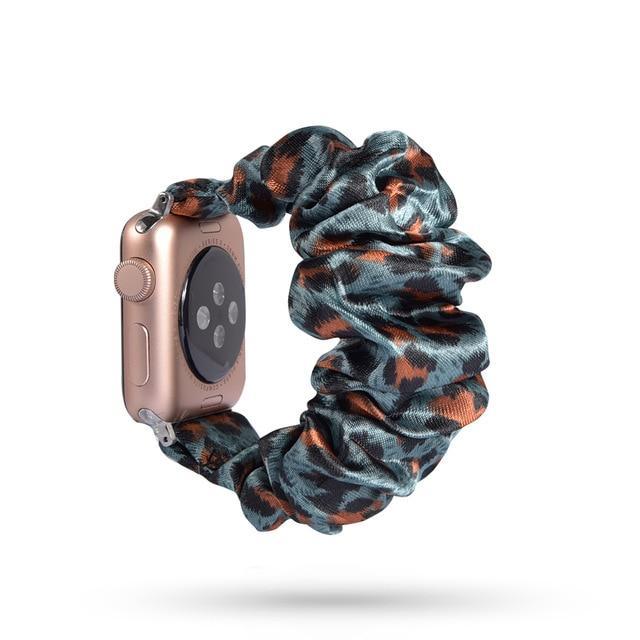 Home 74 / 42mm/44mm Apple Watch Band scrunchy, Stretch Scrunchie Elastic Watchband for 38mm/40mm 42mm/44mm iwatch Series 5 4 3