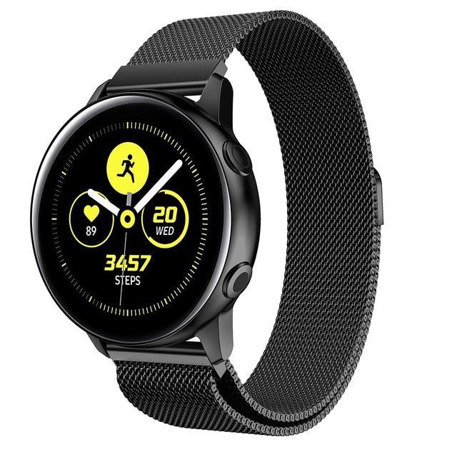 Milanese strap For Samsung Galaxy watch Active 2 46mm/42mm Gear S3 Frontier band 22mm stainless steel bracelet Active2 40mm 44mm