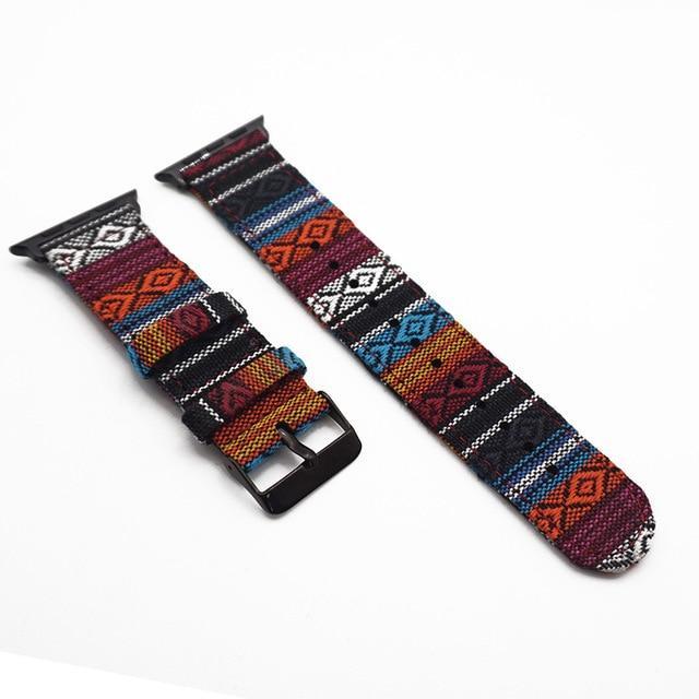 Colorful Fabric Woven Nylon Strap Stylish Unisex Wristband  Series 7 6