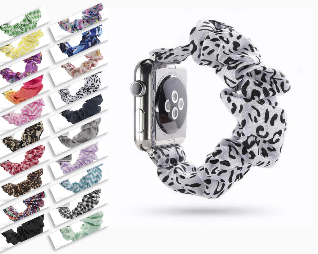 Home Elastic Apple Watch stretch Strap band  iwatch 42mm 38 mm 44mm 40mm Series 5 4 3 women belt watchband