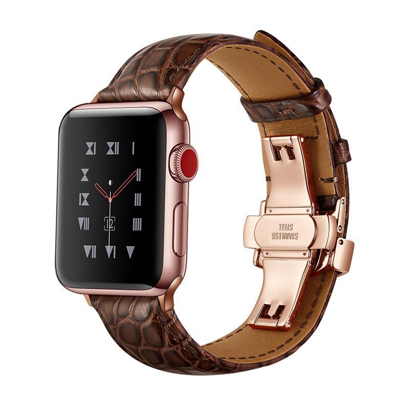 Luxury Apple Watch Band Flower Leather Watchs Strap Wristbands For Iwatch 8  7 6 5 4 SE Designer Watchband From Wingscase, $23.15