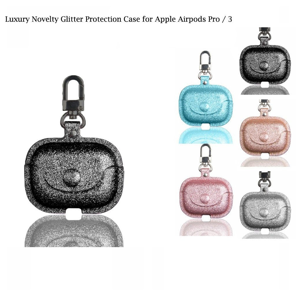 Apple Airpods Pro Charging Case Cover Luxury Novelty Glitter Protection Shiny Powder Frosted Protective Cover for Women