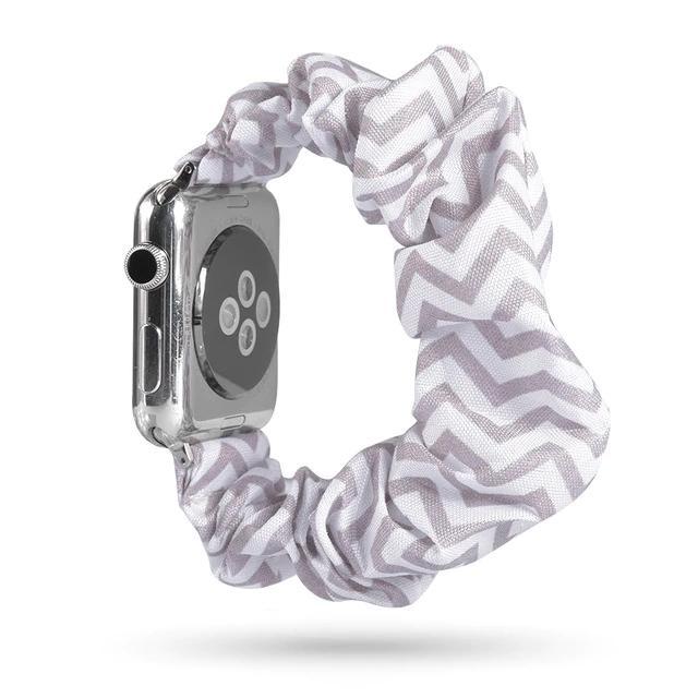 Home 21-light gray / 42mm or 44mm Copy of Sale! - Scrunchie Elastic Apple Watch stretch band,  iwatch 42mm 38 mm 44mm 40mm, Series 5 4 3