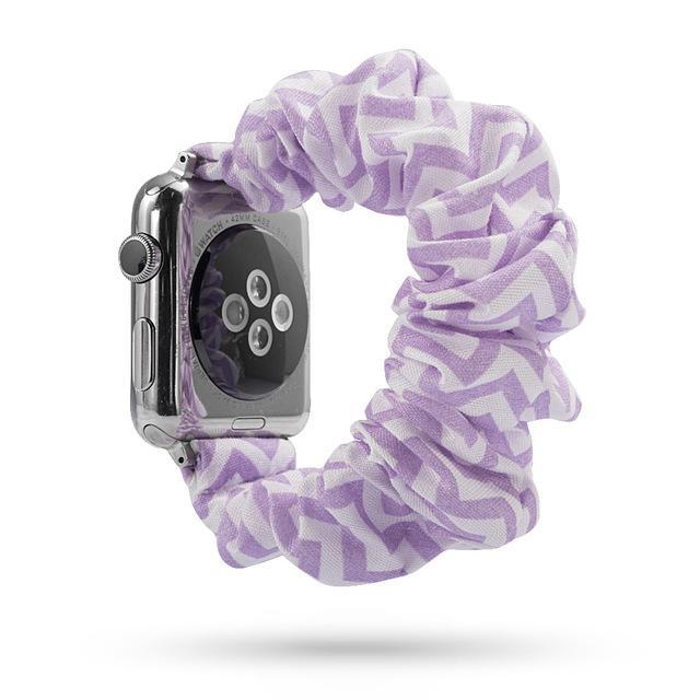Home 15-light pink / 38mm or 40mm Copy of Sale! - Scrunchie Elastic Apple Watch stretch band,  iwatch 42mm 38 mm 44mm 40mm, Series 5 4 3