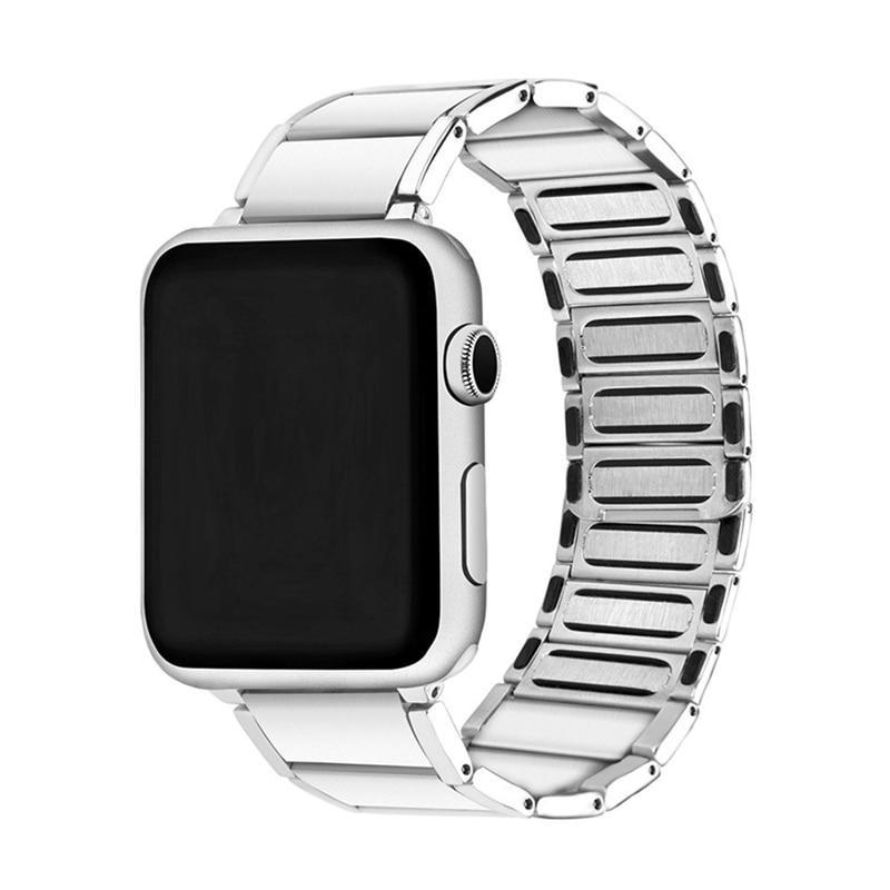 Apple Watch Band Black Stainless Steel  Stainless Steel Apple Watch Band  40mm - Watchbands - Aliexpress