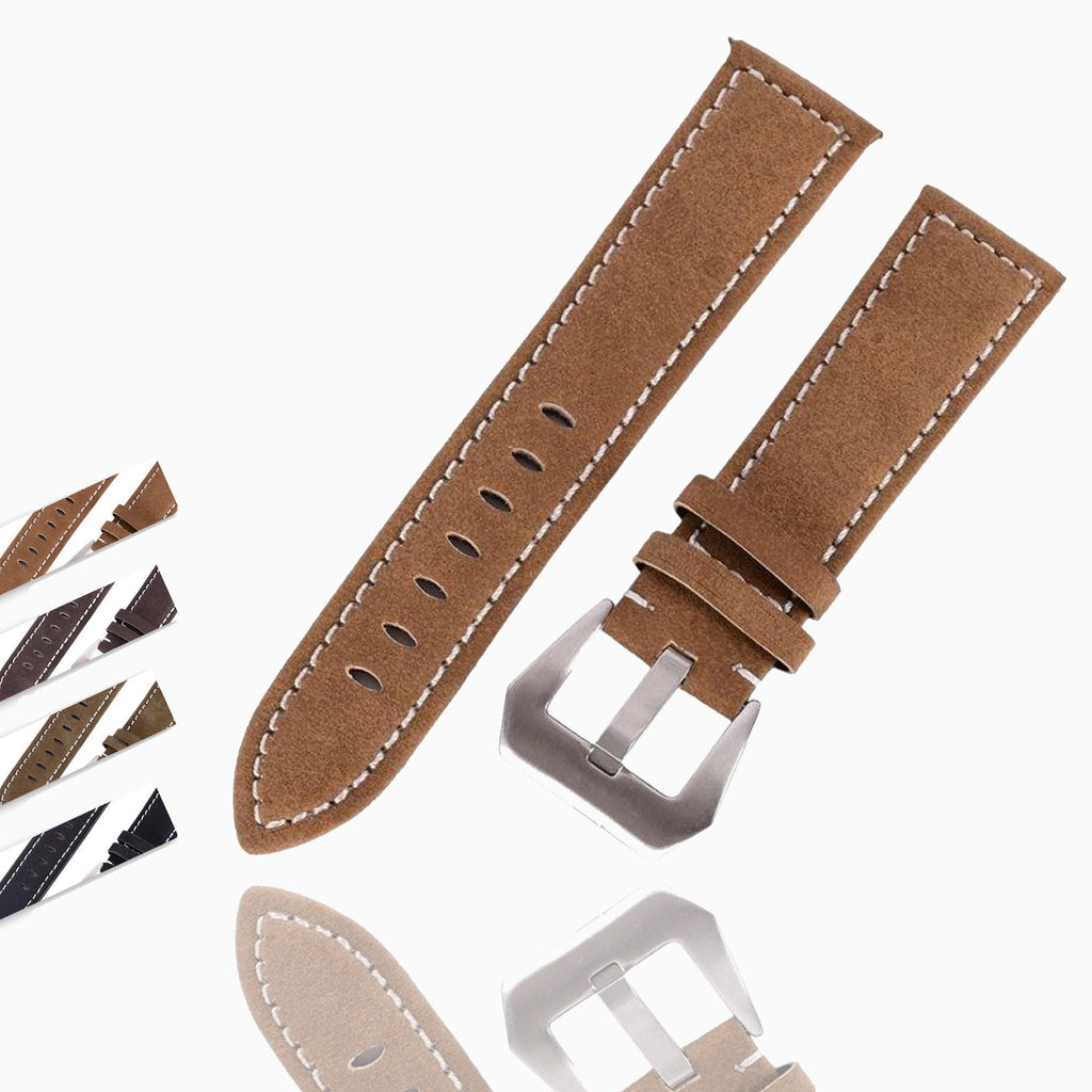 Home Newest Fashion Matte Leather Men Watch Band Women Watches Band Replacement Leather Watch Strap Wristwatch Belt 18 24mm| Unisex Boys Girls