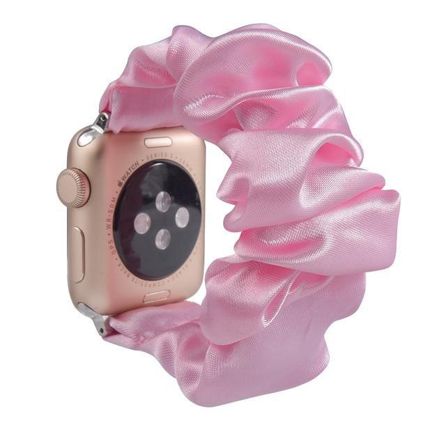 Scrunchie Elastic Silk Fabric Stretch Strap Sports Bracelet Series