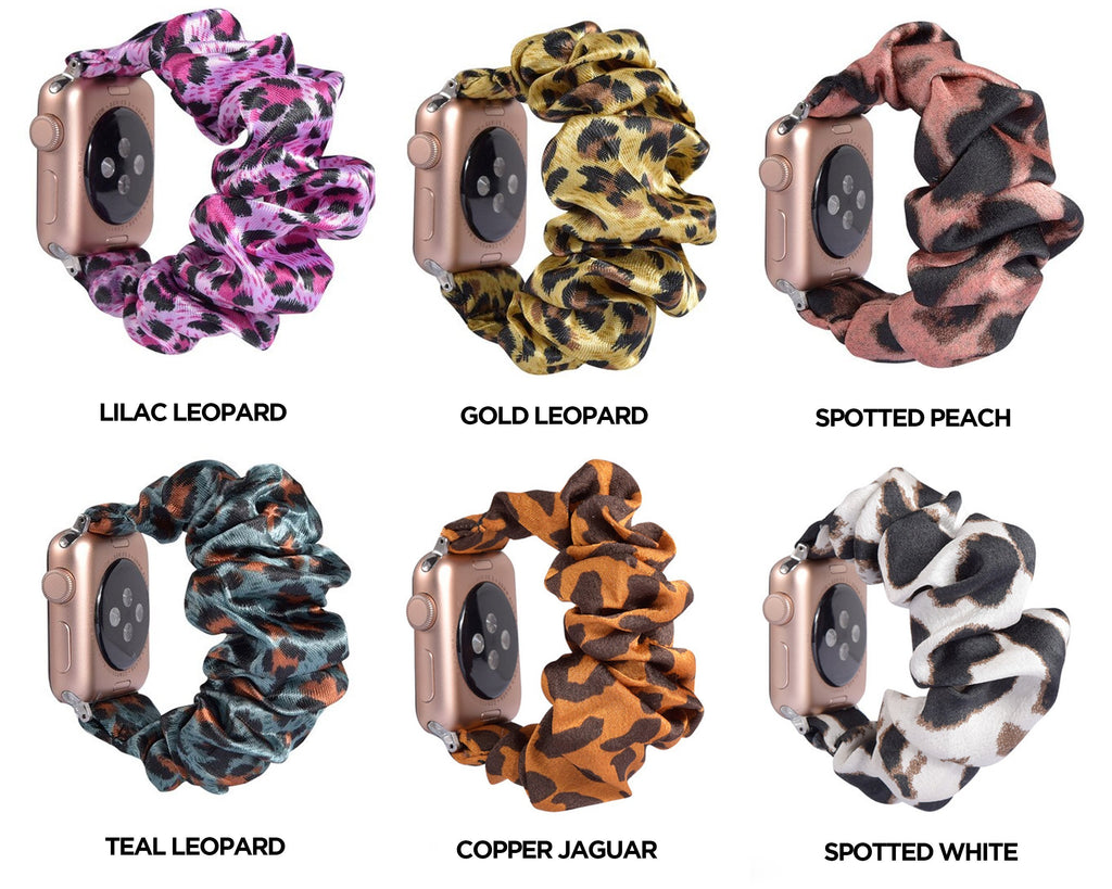 Home 36+ colors Stretch Apple watch scrunchie elastic band, Series 5 4 iwatch sporty scrunchy 38/40mm 42/44mm, Gift for her, men women watchband