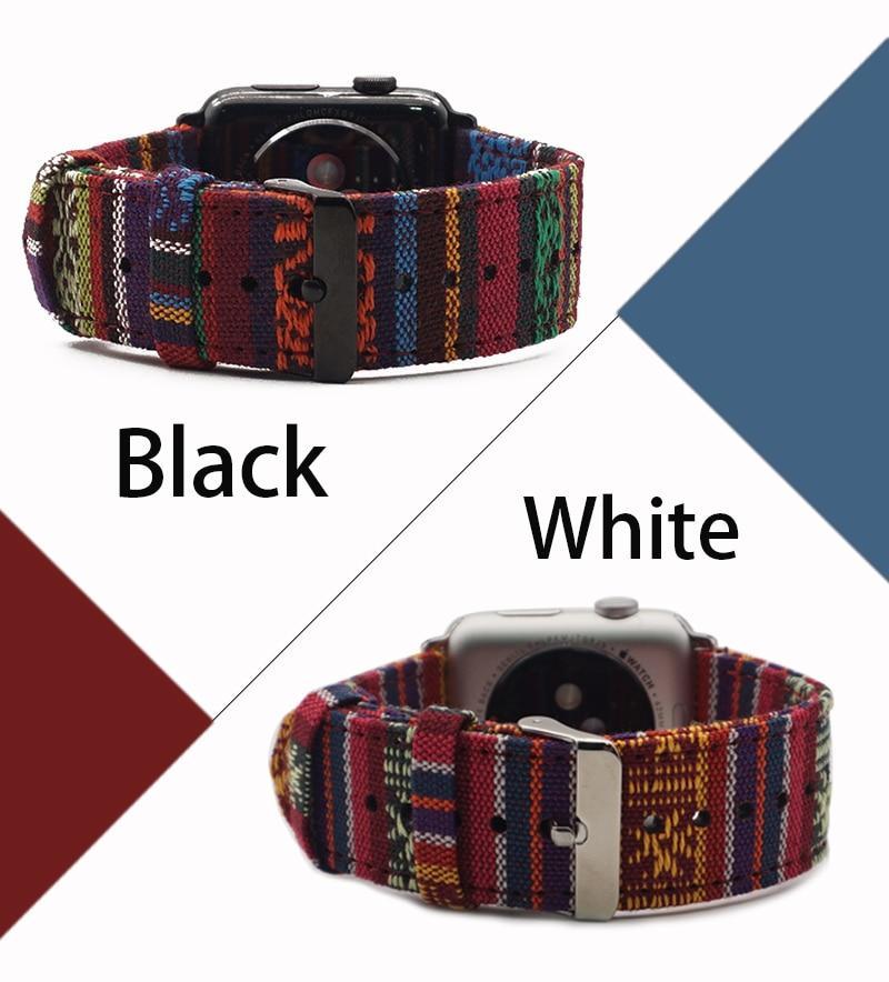 Colorful Fabric Woven Nylon Strap Stylish Unisex Wristband  Series 7 6