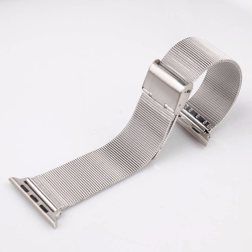 Apple Apple Watch Band Milanese mesh sleek Loop Steel Watchband w buckle 6 5