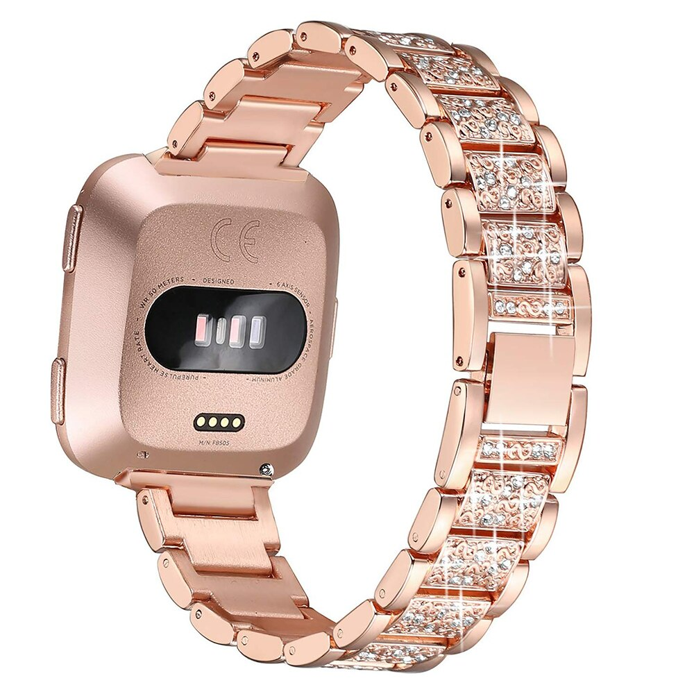 Smart Accessories Elegant Bling Fitbit Versa band, Fitbit Versa2, Lite, quick release Strap, Smartwatch bracelet women Jewelry Watchband