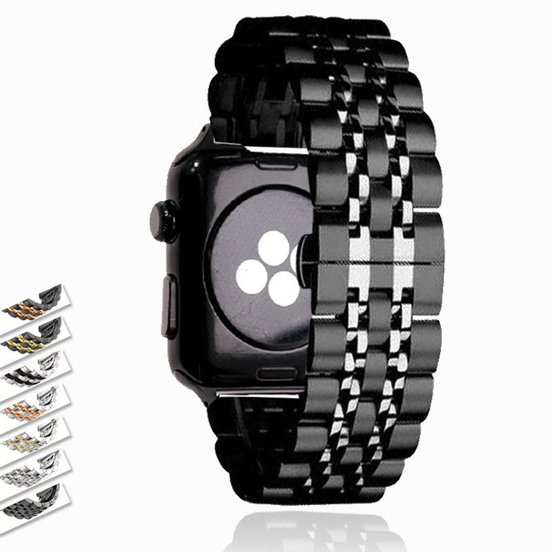 Watchbands Luxury link Metal steel Apple Watch band Strap, 38mm 40mm 42mm 44mm