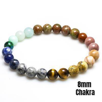 jewelry 8mm Chakra Sale! Chakra Handmade Leather Wrap Natural Stone Mix Bracelet