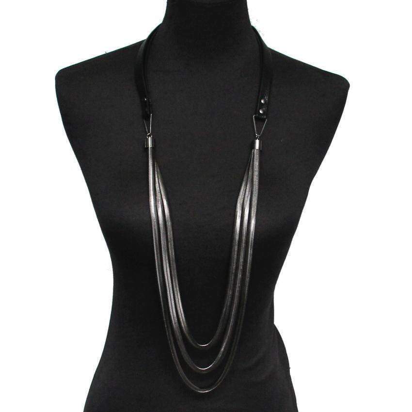 Buy Black & Silver Necklaces & Pendants for Women by IMLI STREET Online |  Ajio.com