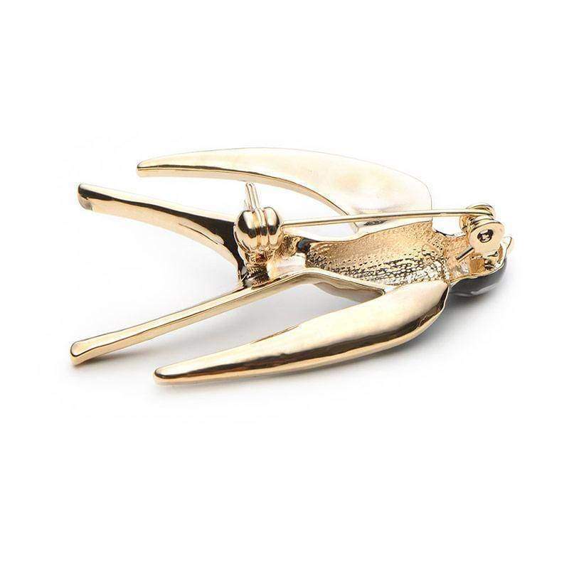 Jewelry Classic Enamel Swallow Brooch Pins