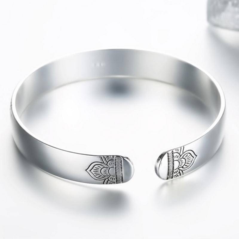 jewelry Lotus Thai Silver bangle bracelet