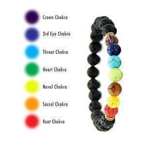 jewelry Sale! Chakra Handmade Leather Wrap Natural Stone Mix Bracelet