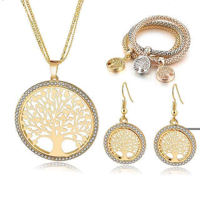 6 Designs, Tree of Life Jewelry set