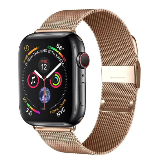 Apple Apple Watch Series 6 5 4 Band, Steel Magnetic Milanese Loop Watchbands