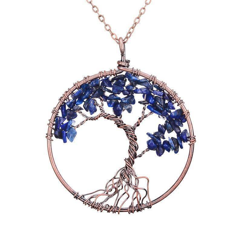 Tree of Life Necklace, Chakra Jewelry, Tree of Life Pendant, Chakra Pendant,  Protection Necklace, Reiki Pendant, Chakra Necklace - Etsy