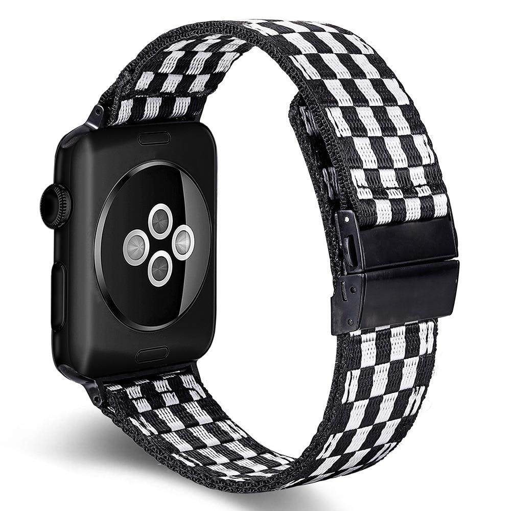 Watchbands nylon Watch band Strap for Apple Watchs 6 SE 5 44MM 40MM 42MM 38MM Loop Watchband Bracelet for Iwatch Series 6 5 4 3 2 1 Wirst|Watchbands|