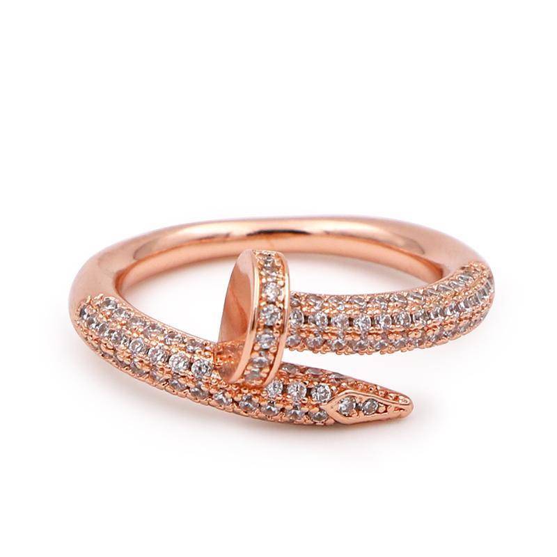 rings 6 / rose gold Cubic Zircon Rings