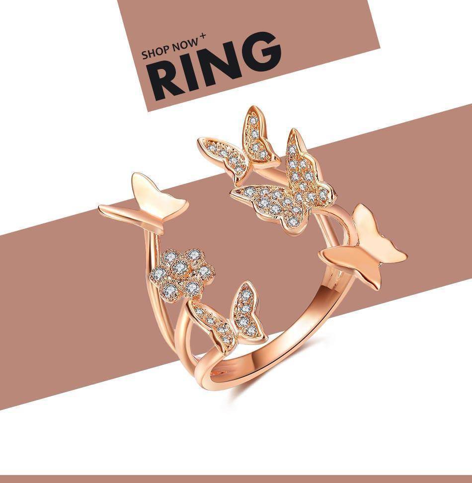 rings Butterfly Open Ring
