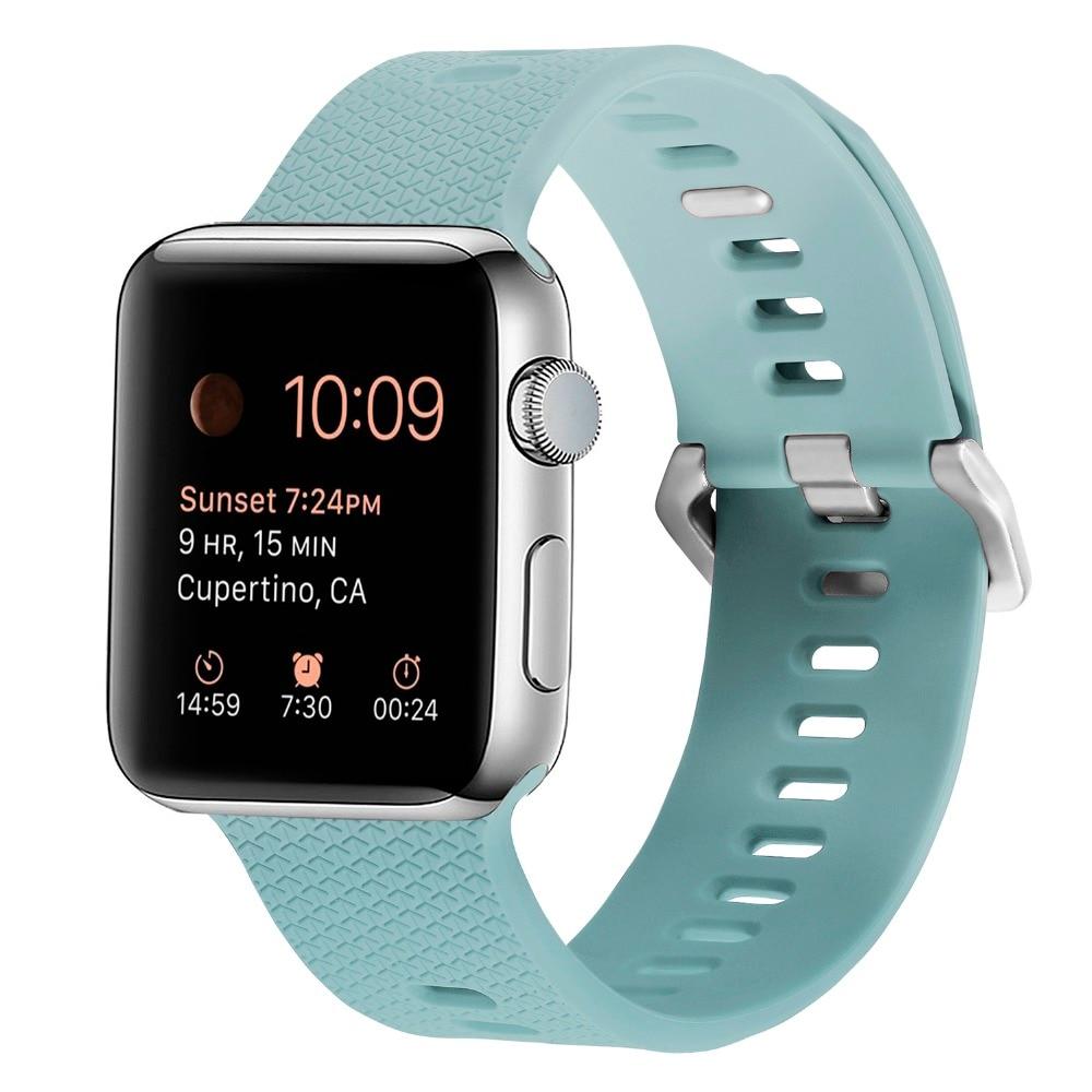 Watchbands rubber Band strap for Apple Watch bands 4 5 40mm 44mm Soft Silicone Sport Breathable Strap for iWatch Series 5 4 3 2 1 38MM 42MM|Watchbands|